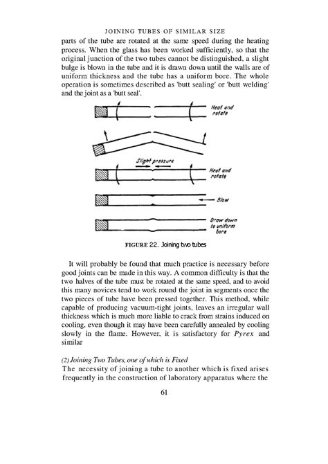 Homework Task J O I N I N G T U B E S O F S I M I L A R S I Z E Parts Of The Tube Are