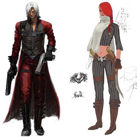 Dante And Lucia Concept Art Devil May Cry 2 Photo 44522524 Fanpop