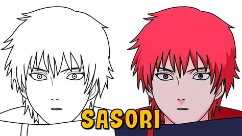 How To Draw Sasori Naruto How To Draw Anime Easy Step By Step Tutorial Youtube