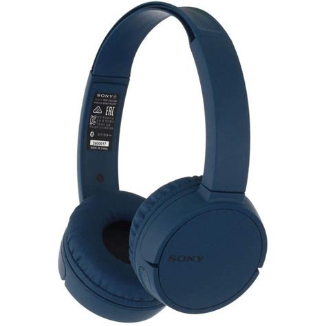 Синие беспроводные наушники Sony MDR-ZX220BT Blue с микрофоном - Audio ...