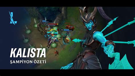 Kalista Şampiyon Özeti Oynanış League of Legends Wild Rift YouTube