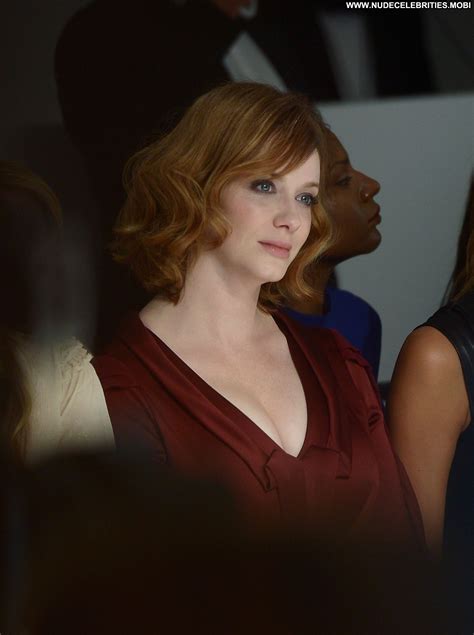 Christina Hendricks Fashion Show Fashion Show Celebrity Beautiful Babe Posing Hot Fashion High