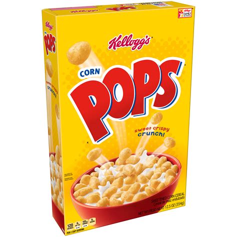 Kelloggs Corn Pops Breakfast Cereal Original Oz Box La Comprita