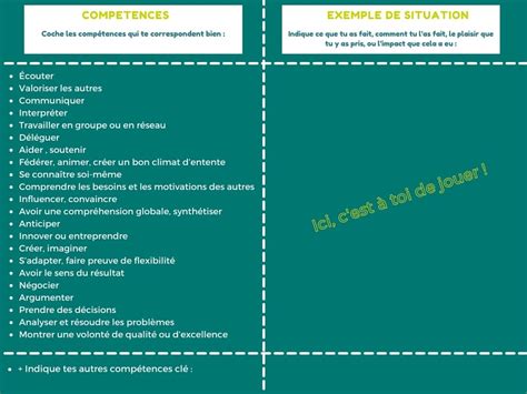 Identifier ses compétences clé un exercice utile pour mieux s orienter