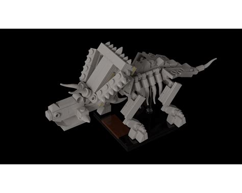 LEGO MOC Arrhinoceratops fossil by Spinobreaker | Rebrickable - Build ...