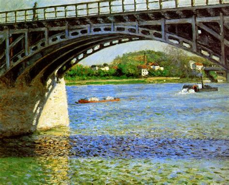 The Bridge Of Argentueil Gustave Caillebotte