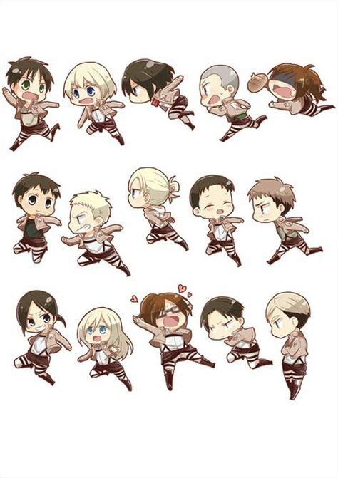 Chibi Chibi Kawaii Attack On Titan Kyojin Dibujos Chibi Chibi