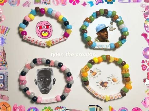 Pin By Meow On Kandi Ideas In 2024 Tyler The Creator Bead Charms Diy