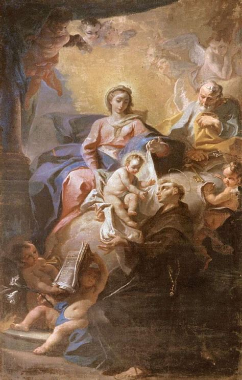 Carloni Carlo Innocenzo Madonna con Gesù Bambino Sant Antonio da