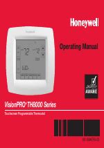 Honeywell Visionpro 8000 Smart User Manual