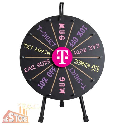 Chalkboard Prize Wheel Gameops