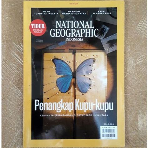 Jual Majalah National Geographic Indonesia Agustus Shopee Indonesia