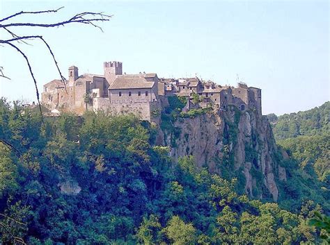 The village of Calcata near Rome, Italy