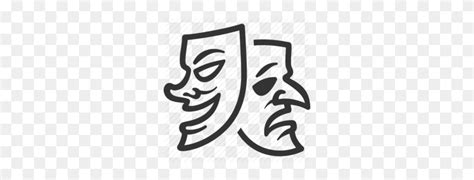 Theater Faces Clipart - Performing Arts Clipart - FlyClipart