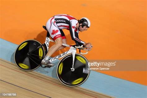 Travis Smith Of Canada Competes In The Mens 1000m Time Trial Final