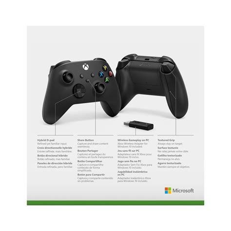 Microsoft Xbox Series X Wireless Controller with Wireless Adapter for ...