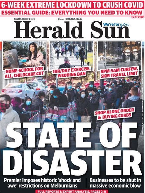 Herald Sun 30th birthday: The front pages that shocked and inspired ...