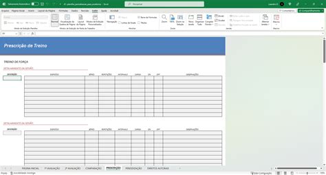 Planilha De Academia Completa Em Excel Atualizada Aproveite Os Jogos