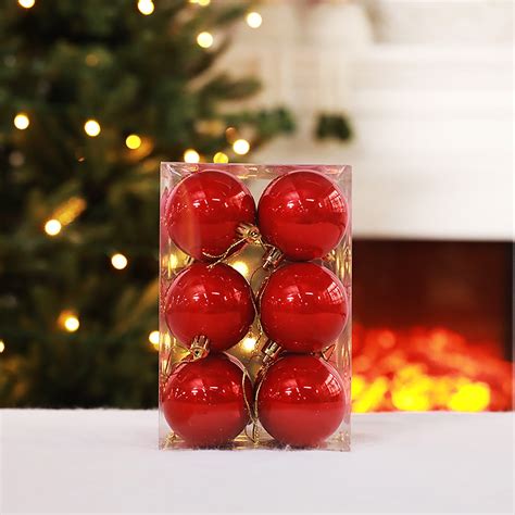 Cehvom Clearance Chritsmas Tree Ornamnets 1 Box Of 12pcs Christmas Ball