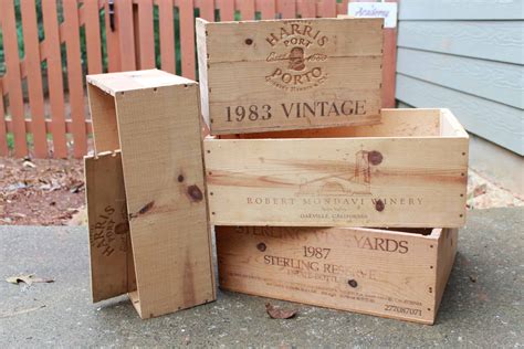 Wine Crate Wall Shelves