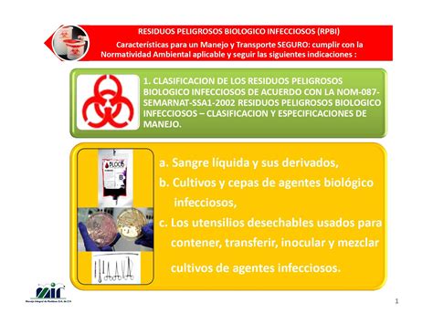 Residuos Peligrosos Biol Gico Infecciosos Mir Mexico