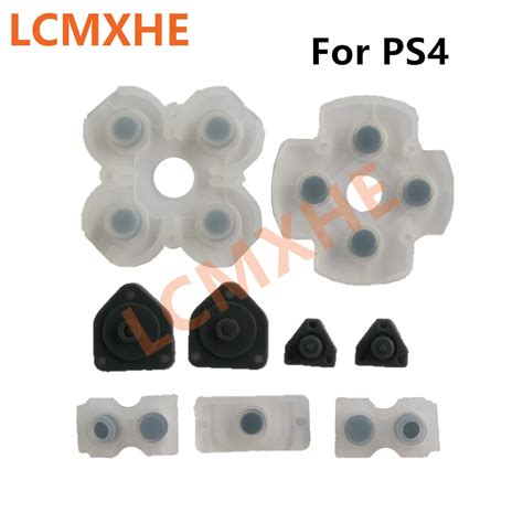 100sets For Ps4 Conductive Rubber Pad Conducting Silicon Buttons Kit