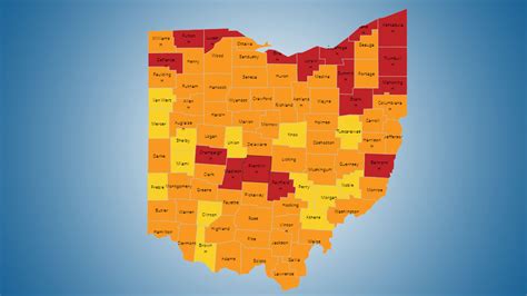 Franklin County remains red on Ohio’s map for COVID-19 | NBC4 WCMH-TV