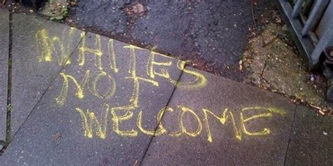 Racist Graffiti Outside London Primary School Mother Reacts Furiously