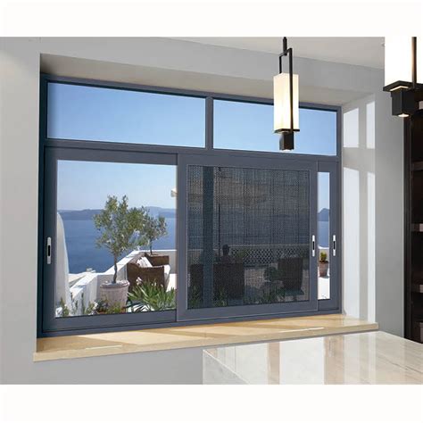 Modern Style Sliding Windows With Mosquito Net House Use Aluminum