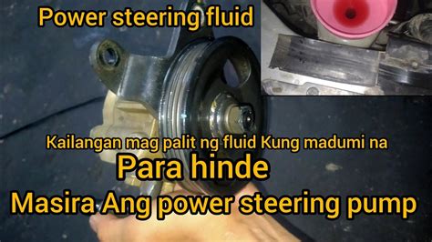 Nv350 Power Steering Pump Paano Mag Palit Ng Fluid 2018 YouTube