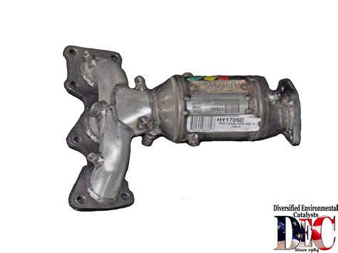 2006 Kia Sedona Catalytic Converter With Integrated Exhaust Manifold