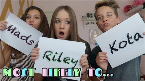 Most Likely To Sibling Edition Riley Lewis Youtube