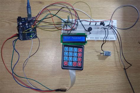 Digital Door Lock Using Arduino Keypad Number Lock