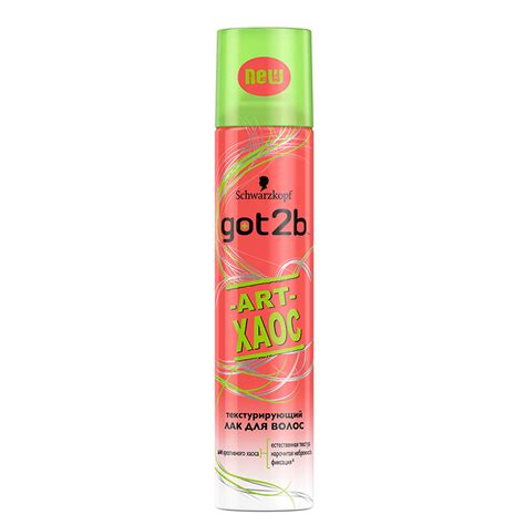 Schwarzkopf & Henkel Текстурирующий лак для волос «Арт-Хаос» Got2B ...
