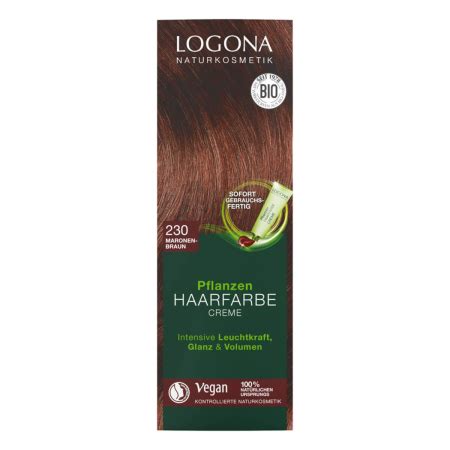 Logona Pflanzen Haarfarbe Creme Maronenbraun Ml