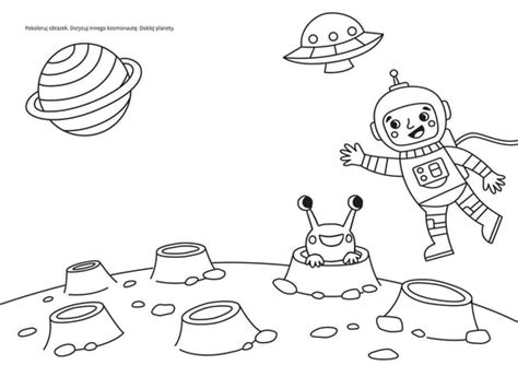 Kosmos Moja Kolorowanka Opracowanie Zbiorowe Ksi Ka W Empik