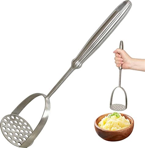 Nober Potato Masher Stainless Steel Mash Potatoes Food Bean