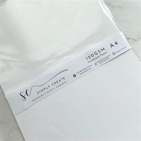 Cardstock GSM 150, 200, 250, 300, 350 White A4 A3 Laser Inkjet Printer ...