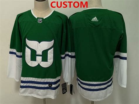 [HOT Now] Get New Custom Hartford Whalers Jersey Green