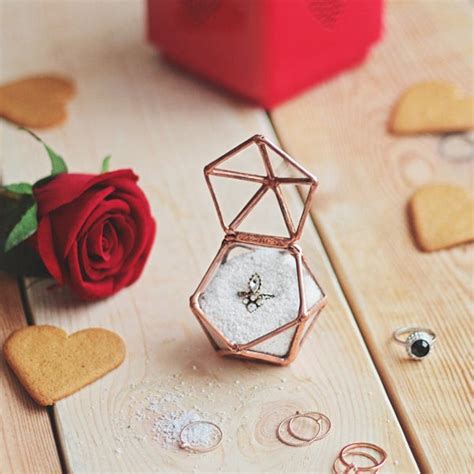 Geometric Ring Box - Etsy