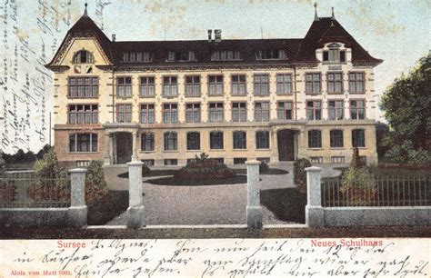 Sursee Neues Schulhaus 1905 Gelaufen Kaufen Auf Ricardo