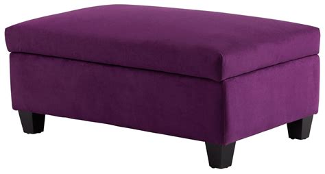 Aldous Purple Ottoman From Cyan Design Coleman Furniture