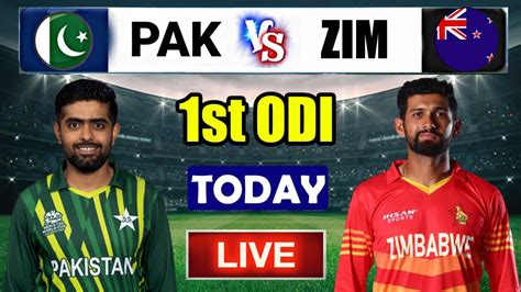 Pakistan Vs Zimbabwe St Odi Live Pak Vs Zim Odi Series