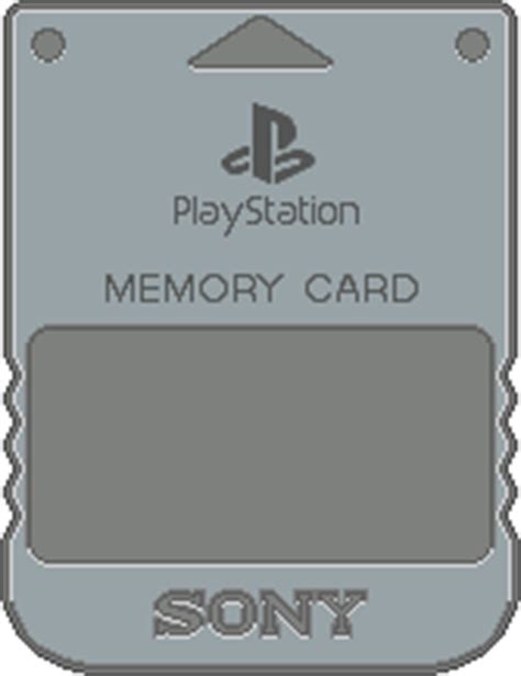 Sony PlayStation Memory Card by BLUEamnesiac on DeviantArt