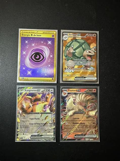 Lot De Cartes Ultra Rare Ex Full Art Gold Secr Te Pok Mon Neuf