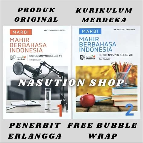 Jual Buku Mahir Berbahasa Indonesia Kelas 1 2 7 8 Smpmts Erlangga