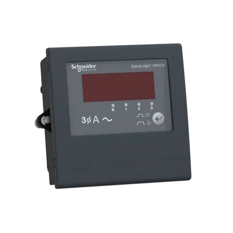 Schneider Electric Easylogic Digital Panel Meter Dm3000 Ampermeter Three Phases