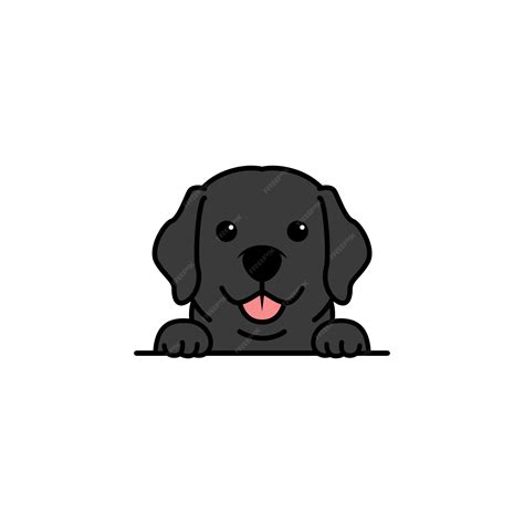 Lab Puppy Cartoon