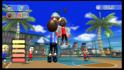 Wii Sports Resort Basketball Pickup Game YouTube