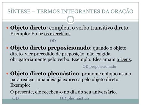 Ppt Termos Integrantes Da Ora O Powerpoint Presentation Free